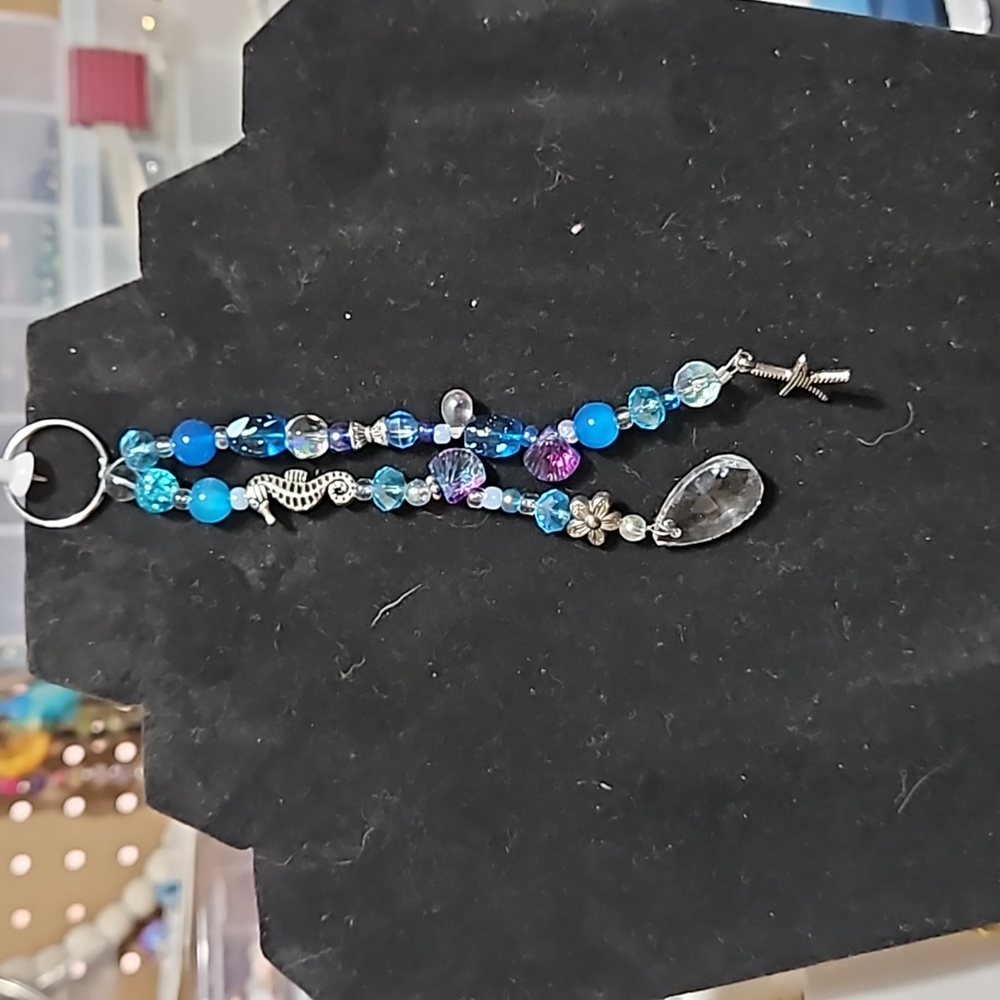 Keychain car charm sea themed